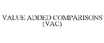 VALUE ADDED COMPARISONS (VAC)
