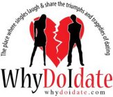 WHYDOIDATE THE PLACE WHERE SINGLES LAUGH & SHARE THE TRIUMPHS AND TRAGEDIES OF DATING WHYDOIDATE.COM