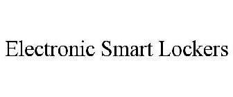 ELECTRONIC SMART LOCKERS