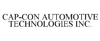 CAP-CON AUTOMOTIVE TECHNOLOGIES INC.