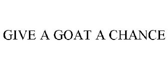 GIVE A GOAT A CHANCE