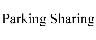 PARKING SHARING