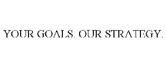 YOUR GOALS. OUR STRATEGY.
