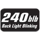 240BLB BACK LIGHT BLINKING