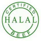 CERTIFIED HALAL BEEF