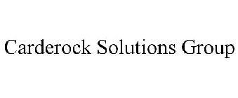 CARDEROCK SOLUTIONS GROUP
