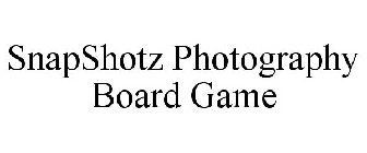 SNAPSHOTZ PHOTOGRAPHY BOARD GAME