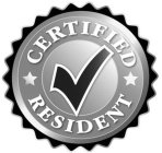 CERTIFIED RESIDENT