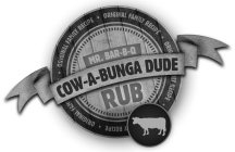 COW-A-BUNGA DUDE RUB · ORIGINAL FAMILY RECIPE ·