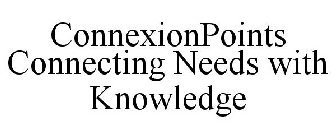 CONNEXIONPOINTS CONNECTING NEEDS WITH KNOWLEDGE