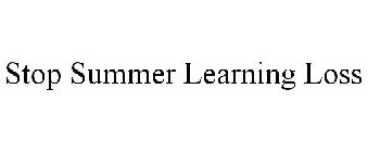 STOP SUMMER LEARNING LOSS