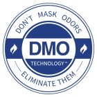 DMO TECHNOLOGY DON'T MASK ODORS ELIMINATE THEM