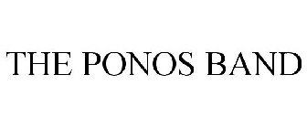 THE PONOS BAND