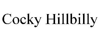 COCKY HILLBILLY