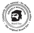 COMPLETELY 100% NATURAL NO CHEMICALS ADDED GRIZZLY MOUNTAIN BEARD DYE THE ORIGINAL BEARD DYE
