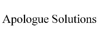 APOLOGUE SOLUTIONS