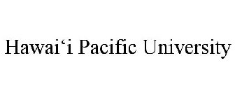 HAWAI'I PACIFIC UNIVERSITY