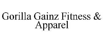 GORILLA GAINZ FITNESS & APPAREL