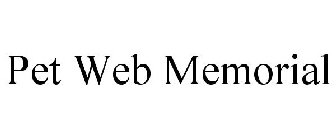 PET WEB MEMORIAL