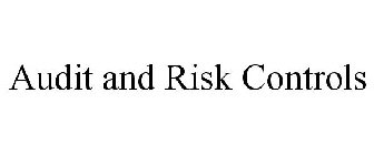 AUDIT AND RISK CONTROLS