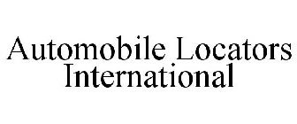 AUTOMOBILE LOCATORS INTERNATIONAL