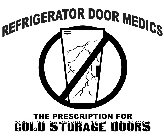 REFRIGERATOR DOOR MEDICS THE PRESCRIPTION FOR COLD STORAGE DOORS