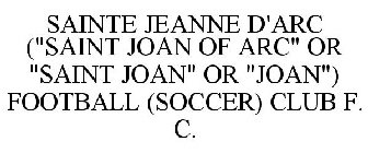 SAINTE JEANNE D'ARC FOOTBALL CLUB F. C.