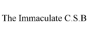 THE IMMACULATE C.S.B