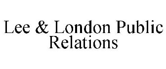LEE & LONDON PUBLIC RELATIONS