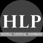 HLP NEUTRAL. NATIONAL. NONPROFIT