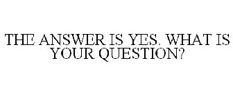 THE ANSWER IS YES. WHAT IS YOUR QUESTION?