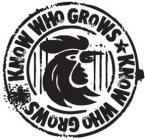 KNOW WHO GROWS
