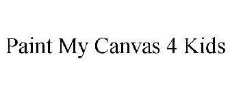 PAINT MY CANVAS 4 KIDS