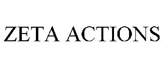 ZETA ACTIONS