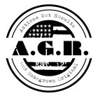 A.G.R. ACTIONS GET RESULTS 100% HOMEGROWN ORIGINAL