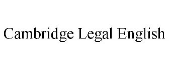 CAMBRIDGE LEGAL ENGLISH