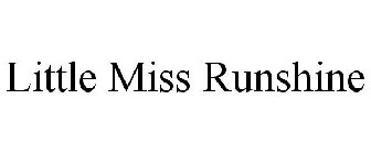 LITTLE MISS RUNSHINE
