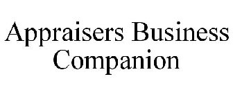 APPRAISER'S BUSINESS COMPANION