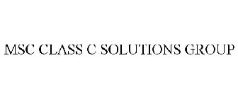 MSC CLASS C SOLUTIONS GROUP