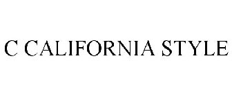 C CALIFORNIA STYLE