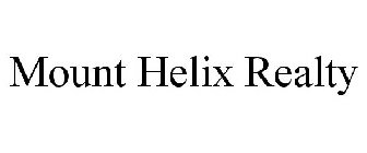 MOUNT HELIX REALTY
