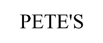 PETE'S