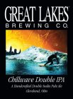 GREAT LAKES BREWING CO. CHILLWAVE DOUBLE IPA A HANDCRAFTED DOUBLE INDIA PALE ALE CLEVELAND, OHIO