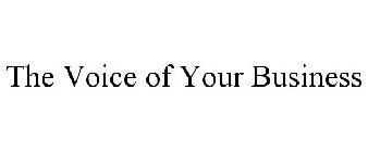 THE VOICE OF YOUR BUSINESS