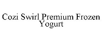 COZI SWIRL PREMIUM FROZEN YOGURT