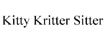 KITTY KRITTER SITTER