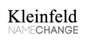 KLEINFELD NAMECHANGE