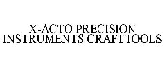 X-ACTO PRECISION INSTRUMENTS CRAFTTOOLS