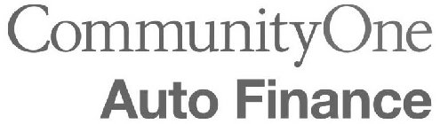 COMMUNITYONE AUTO FINANCE