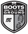 ISC BOOTS ON THE GROUND